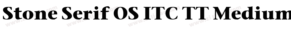 Stone Serif OS ITC TT MediumIta字体转换